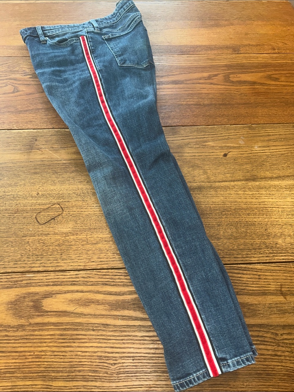 Lucky 🍀 Ana Skinny Striped Side Jeans 👖